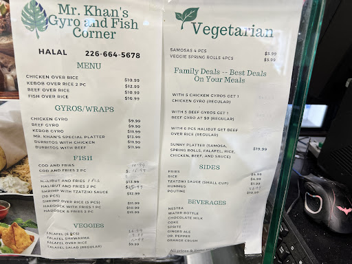 Photo of Mr. Khan's Gyro & Fish Corner - 132 9th St E, Owen Sound, ON N4K 2H3